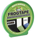 FrogTape Multi-Surface Painters Tape with PAINTBLOCK, 2 Inch Wide (1.88 in. x 60 Yds), Medium Adhesion, Green, 1 Roll (1358464) (Pack of 4) - size: 1.88 Yards Width x 60 Yards Length (Pack of 4)