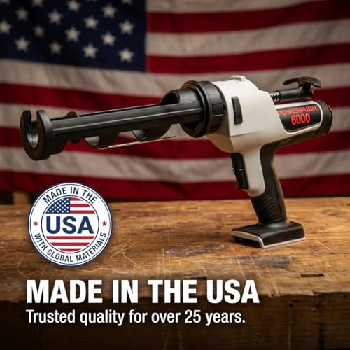 Heavy Duty Heavy Duty Caulking Gun | 18V Cordless Drive | 10oz I No Drip - size: 10oz / 300ml, style: Cordless 18V (6000M Series)
