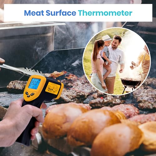 Etekcity Infrared Thermometer Laser Temperature Gun 774 - color: Light Yellow, style: Classic