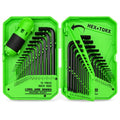 41-Piece Hex Key Allen Wrench Set, Allen Key with Ergonomic Torque Handle, SAE(0.028"-3/8"), Metric(0.7mm-10mm), Torx(T9-T50), Heat Treated Cr-V Steel Wrench Set for Bicycles with 3-Layer Storage Case - style: 41pcs New Version