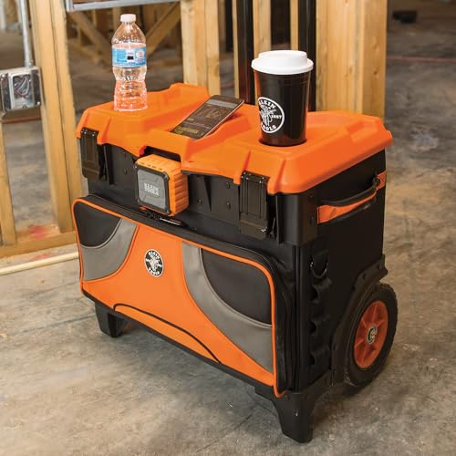 Klein Tools 55473RTB Rolling Tool Bag, Tradesman Pro Tool Master, 250lbs Load Rated