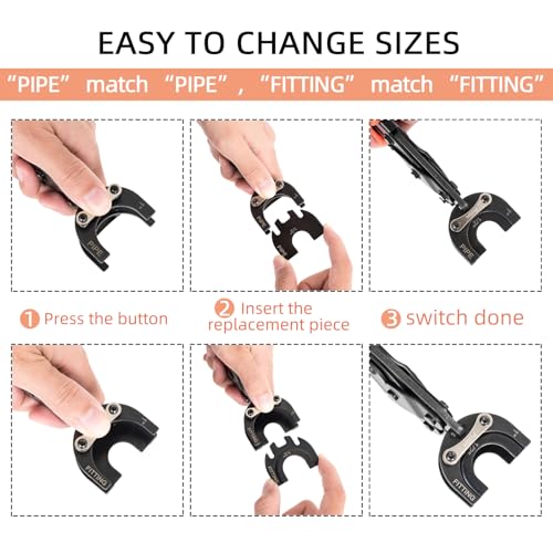 Push to Connect Pex Removal Tool for 1/2", 3/4", 1" Push Fitting