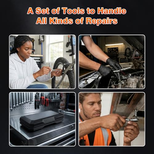 42 in 1 Magnetic Ratchet Screwdriver Set With Case - size: 42 in 1