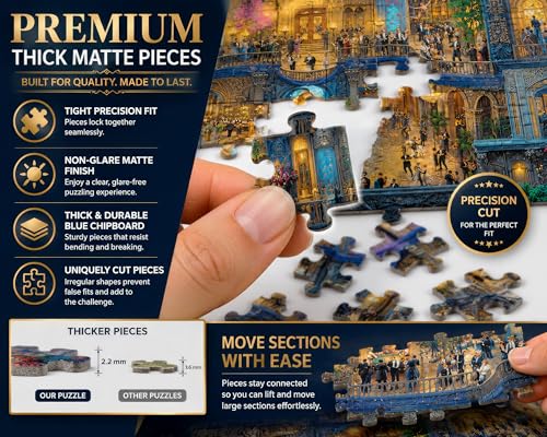 Adult Jigsaw Puzzle Ghosts of Gatsby 1000 Piece - color: Ghosts of Gatsby