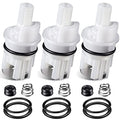 Enhon 3 Pack Shower Tub Stem Kit, Compatible with Delta RP1740 RP4993