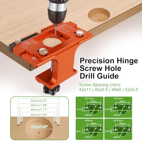 Metal Concealed Hinge Jig, Cabinet Hinge Jig, Door Installation Kit
