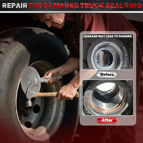 BILITOOLS Truck Hub Seal Installer Kit, Heavy Duty for Class 7 & Class 8