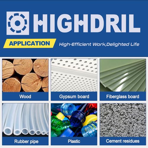 HIGHDRIL 4pcs 3" Carbide Wood Blade for Wood Plastic Gypsum Fiberglass | Arbor 3/8" 10mm Angle Grinder Cutting Disc for Wooden boards, gypsum boards, fiberglass boards, rubber hoses, plastics - size: Carbide Wood Blade