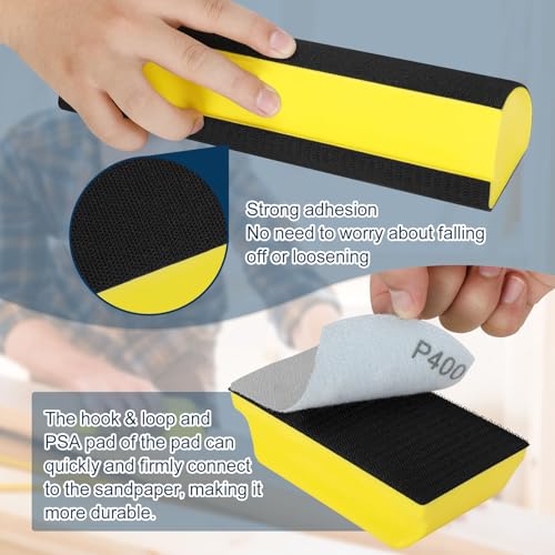 Werhoo 7Pcs Hand Sanding Block Set