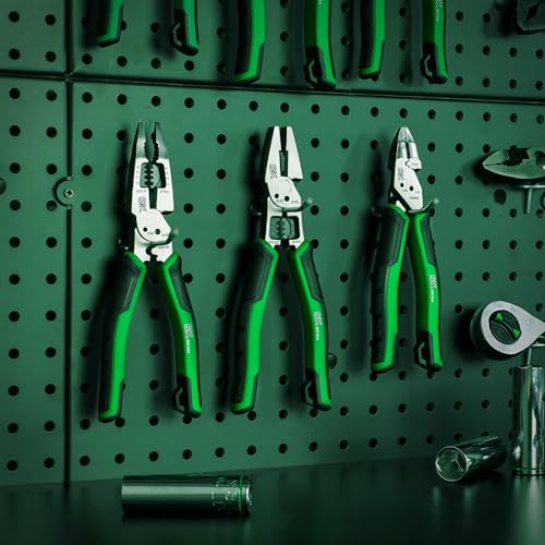 SK 7'' Multi-Use Side Cutters, 5-IN-1 Diagonal Cutting Pliers, CR-V Steel - style: Multi-Use Diagonal Pliers