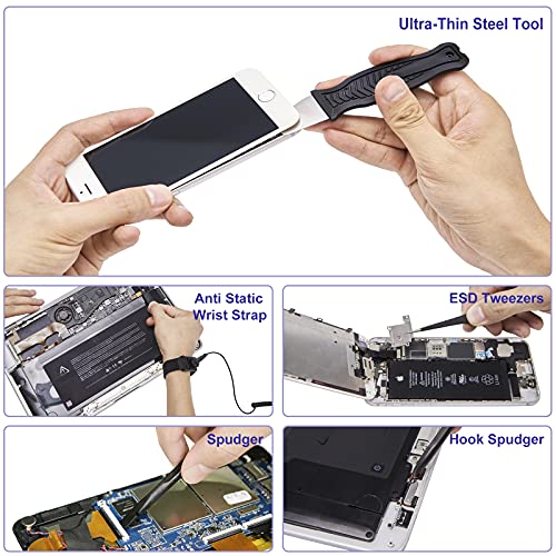 STREBITO 79 in 1 Computer Screwdriver Kit with Anti Static Wrist Strap | 58 Precision Magnetic Bits, Precision Screwdriver Set Electronics Repair Tool Kit for Computer, Laptop, PC, Cell Phone, PS4/5