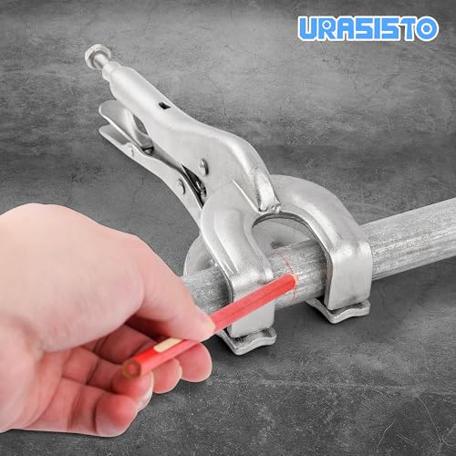 URASISTO 10" Locking Pliers, Metal Welding Clamp, Quick-lock Release for Easy Removal