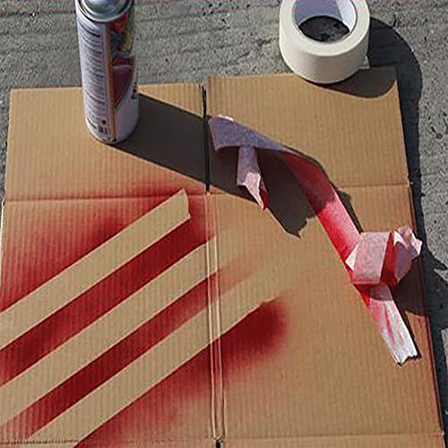Lazybug studio Masking Tape 1 inch 12 Pack, Adhesive Painting Tape Bulk for General Purpose Use, 1 inch x 55 Yards x 12 Rolls, 660 Yards in Total - size: 1 Inch Wide