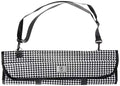 Mercer Culinary 7-Pocket Knife Roll Storage Bag, Houndstooth - style: 7-pocket Knife Roll Storage Bag, Houndstooth
