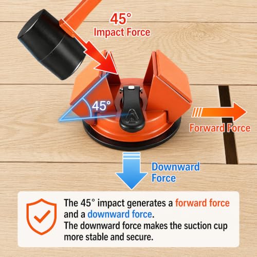Heavy Duty Floor Gap Fixer Tool with Enhanced Suction Cup