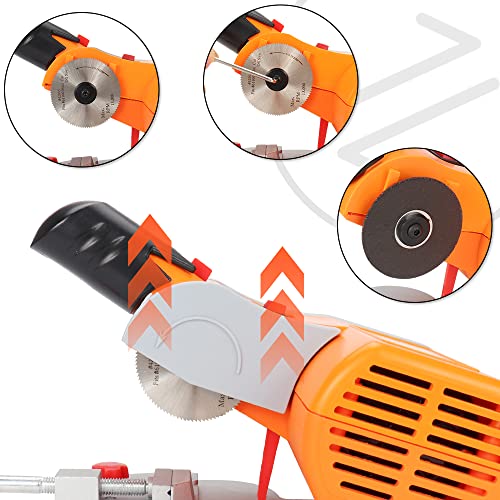 SI FANG Mini Miter Cut-Off Chop Saw Arrow Cutter Miniature Compound-Cutting
