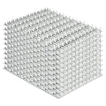 10 Pcs Pronged 8 x 8 Truss Mending Plates, Truss Brackets for Wood Connection, Galvanized Mending Plates with Nail-Teeth - size: 8"x8"
