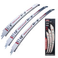 9"/12"/15" Arc Edge Reciprocating Saw Blade, 7TPI Japanese Teeth with Curved Edge Wood Pruning Saw Blades for Tree Trimming, Wood Cutting (3 Pack) - size: 9+12+15 Inch