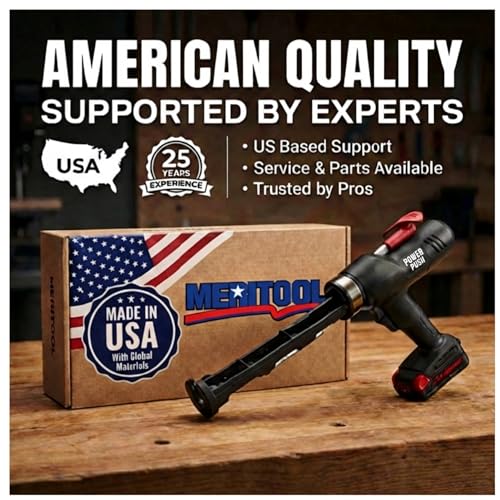 5026 Series Cordless Caulking Gun – 20V Lithium Battery Powered Electric 10oz Cartridge Dispenser, Lightweight 5.2 lbs, 850 lb Thrust, No-Drip Sealant & Adhesive Applicator - size: 10oz / 300ml, style: Cordless 20V (5000 Series)