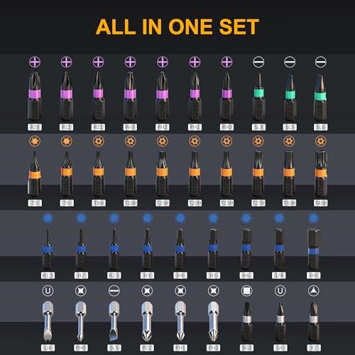 40 in 1 Magnetic Ratchet Screwdriver Set, Multi Bit Magnetic Ratcheting Screwdriver Set with Detachable Ratchet Handle, Repair Tool Kit for Computer Bicycle Furniture DIY - size: 40-Piece