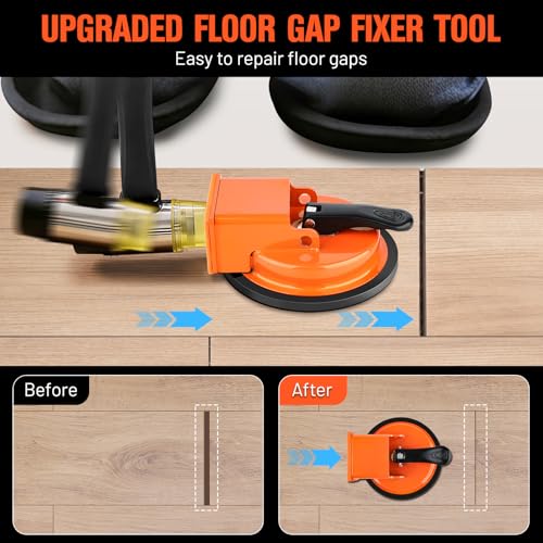 Floor Gap Fixer Tool, Suction Cup Tile Leveler, Heavy Duty Floor Gap Fixer | Tile Countertop Installation Tools for Wood, Tiles, Vinyl, Laminate Flooring