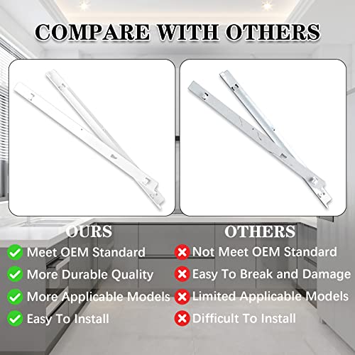 240530601 (Left) & 240530701 (Right) Refrigerator Pan Hangers Replacement
