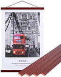 Benjia Picture Frame, Wood, Magnetic, 10x1 inches, Mahogany - color: Mahogany, size: 10L" x 0.7W"