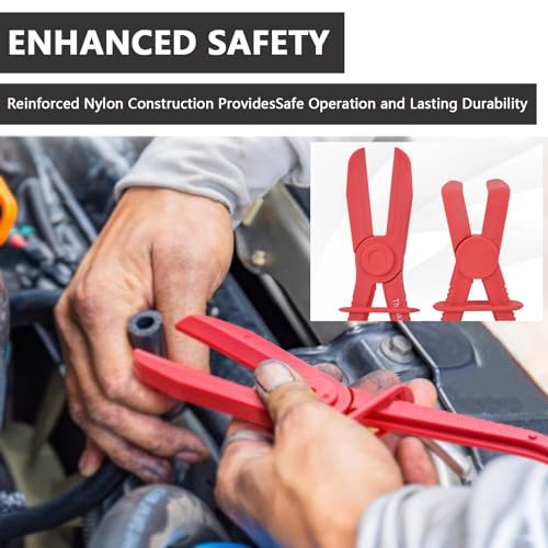 6-Piece Plastic Hose Pinch Off Pliers, Straight & 90° Angled