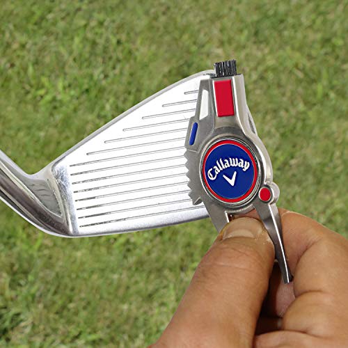 Callaway 4-in-1 Golf Divot Repair Tool - color: Red/White/Blue
