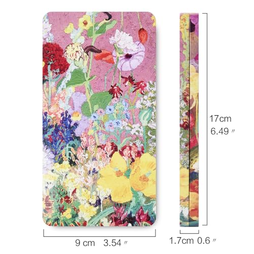 qianshan 40Pcs Empty Half Pans Watercolor Tin Palette with Magnetic Stripe - color: Oil Painting Flowers