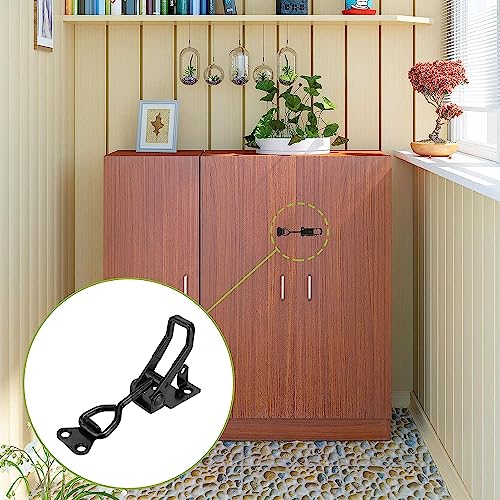 E-TING 4 Pack Adjustable Quick Release 397lbs load Toggle Latch for Cabinet - style: 4002（4pack）