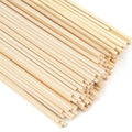 200Pcs Wooden Dowel Rods,1/4 x 12 Inch Precut Wooden Rod Sticks - size: 1/4" x 12"
