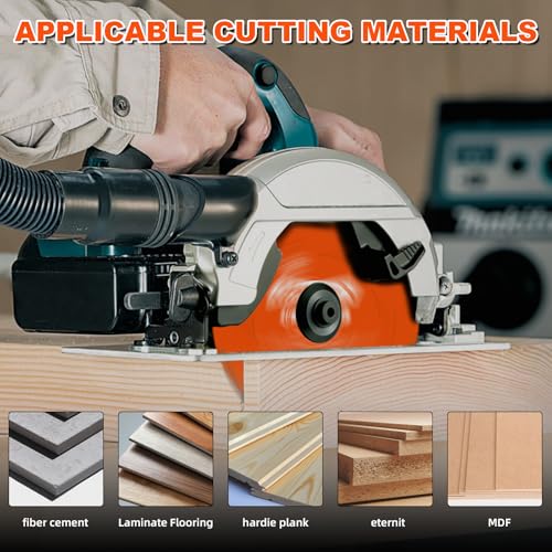1 Pack 10 Inch 6T PCD Tipped Hardie Blade Fiber Cement Circular Saw Blade - size: 10" 6T (1 Pack)