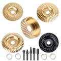 Wood Carving Disc Rotary Burr Rasp 4/4.5in 5/8 Ring Angle Grinder - color: 10 PCS Wood Carving Grinding Disc Set