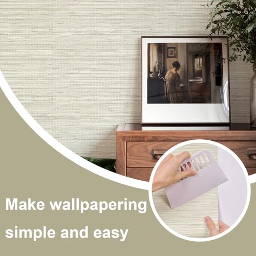 Rugreat Peel and Stick Wallpaper Tool Kit Contact Paper Smoothing Tools | Contact Paper Hanging with Felt Squeegee Knife Tape Measure for Apply Wallpaper for Vinyl Backsplash Tile Window Film
