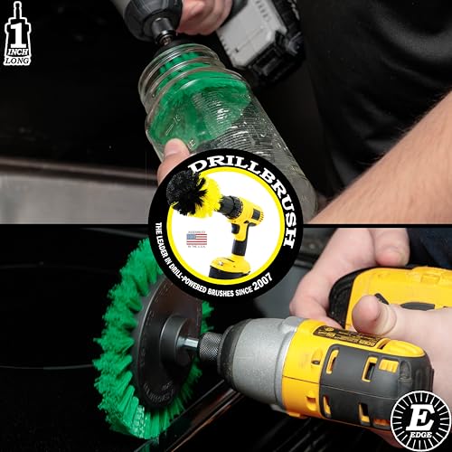 Drillbrush Dishwasher Safe Kitchen Appliance Cleaner Brushes for Drill - color: Green