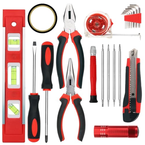 120-Piece Home Tool Kit with Toolbox for DIY & Home Repair
