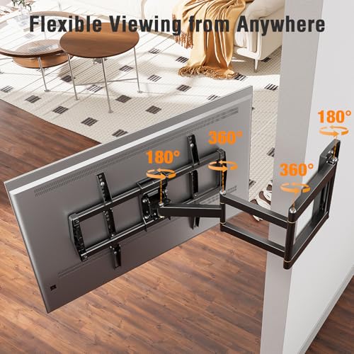 Outdoor TV Wall Mount Waterproof for 42-75 Inch TVs, 37.9" Long Extend Arm - size: Outdoor, Arm 37.9"