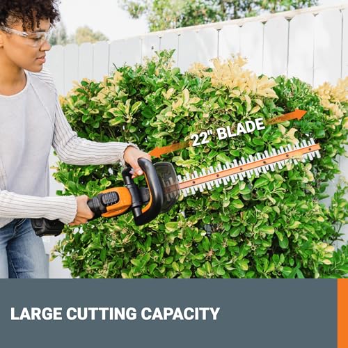 Worx 20V 12" Weed Wacker, 360CFM Blower & 22" Hedge Trimmer Kit, WG931 - style: 12" Trimmer & 360 CFM Blower & 22" Hedge Trimmer