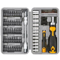 Hi-Spec Multi Screwdriver Bit Set and 1/4 Inch Socket Set with Handles | 78pc, faster bit changes, labeled storage, cleaner drilling and driving, portable case, workshop-ready layout, quick setup - size: 78pc