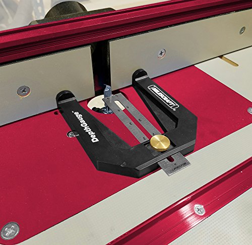 Milescraft 8601 Depth Gauge - Measure, Mark and Locate Depth of Blade or Bit on Table Saws, Router Tables, Routers and More, Woodworking