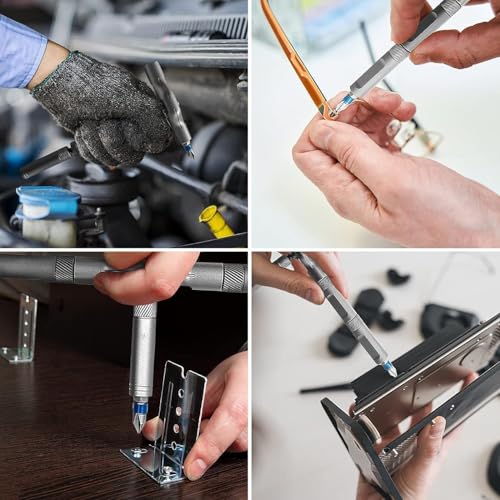 24-in-1 Ratchet Screwdriver Set, Magnetic Precision Bits with Detachable Handle & Case, Multi-Purpose Mini Screwdriver Kit for DIY, Electronics, Watch & Home Repair