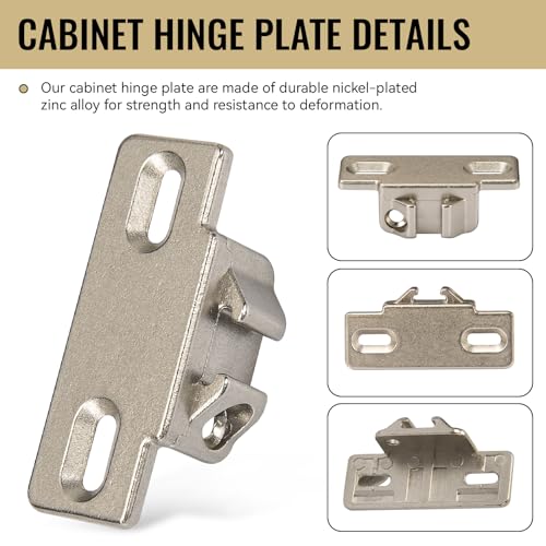 Hinge Mounting Plate Replacement for Blum 1 3/8" Overlay Compact 33