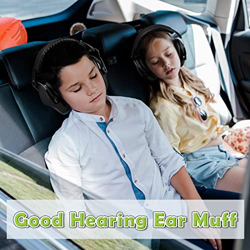 Konohan 3 Pack Noise Reduction Headphones for Kids Ear Protection Earmuffs Headphones for Autism Toddler Kids Ear Muffs 27db - color: Black