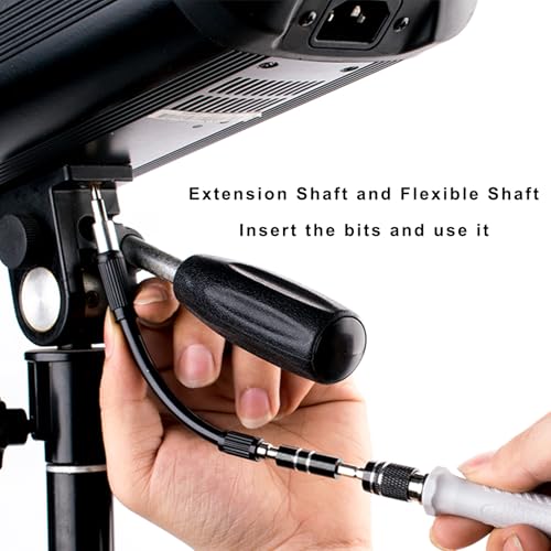 122 in 1 Precision Screwdriver Set Magnetic Professional Computer Repair Tool Kit Small Electronic Screwdriver Set for Phone, PC, Watch, Game Console, Tablet, Camera, Modding, and DIY Projects