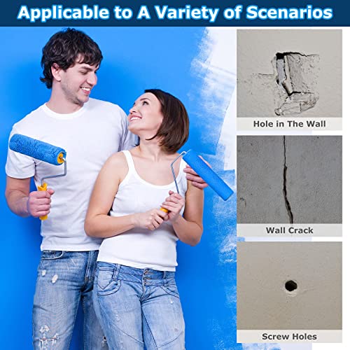 8 Pack 6 * 6 Inch Drywall Repair Patch, Drywall Repair Kit with Extended Self-Adhesive Mesh, Large Hole Patch Repair for Drywall, Heavy Duty Dry Wall Hole Repair Patch - color: 8 Pack 6 * 6 Inch Drywall Repair Kit