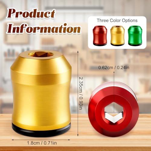 3Pcs Strong Magnetic Screw Ring, 2026 Screwdriver Head Magnetic Ring, Removable Magne-tic Screwdriver Drill Bit Holder for Hex Screwdrivers and Power Bits