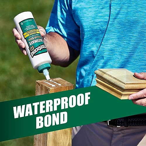 Titebond III Ultimate Wood Glue 1 Gal. (2 Pack) – Premium Professional Woodworking Adhesive, Waterproof, Strong Initial Tack, Interior/Exterior Use, Easy Water Cleanup – 1416 - size: 128 Fluid Ounce (2 Pack)