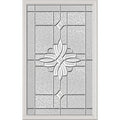 Western Reflections Laurel Door Glass - 24" x 38" Frame Kit, Nickel Caming