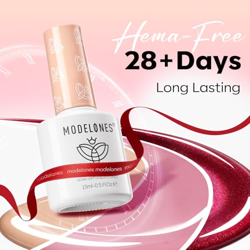 modelones 15ML 12Pcs Gel Nail Polish Set, Nude Pink Beige Brown Hema-free - color: A Veiled Beige